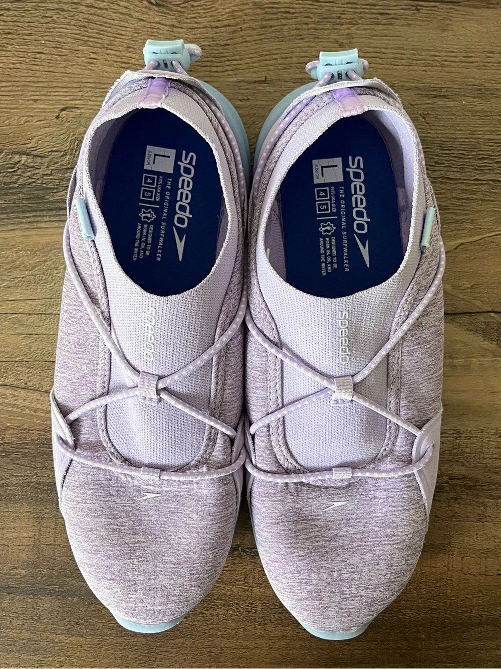 Girls Shoes Speedo Water Shoes Junior WaterTrek - Lilac/Hawaiian Breeze L(4/5)